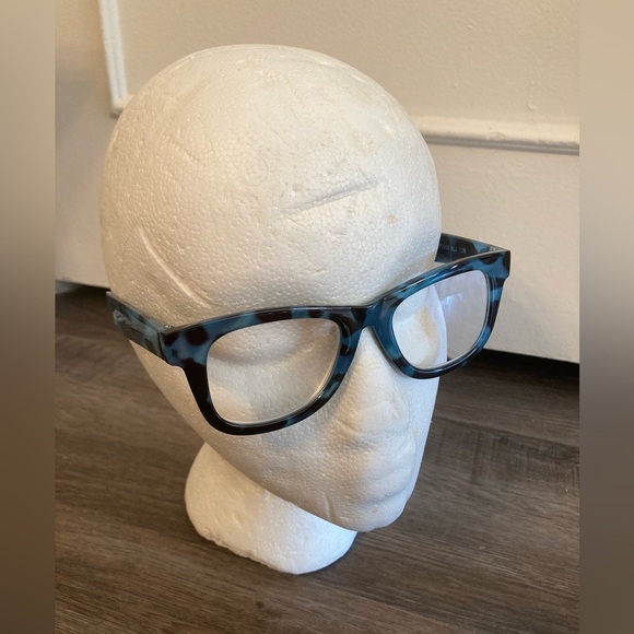 Betsey Johnson Blue Tortoise Lisa Readers Retro Cateye +2.00 - Picture 6 of 6